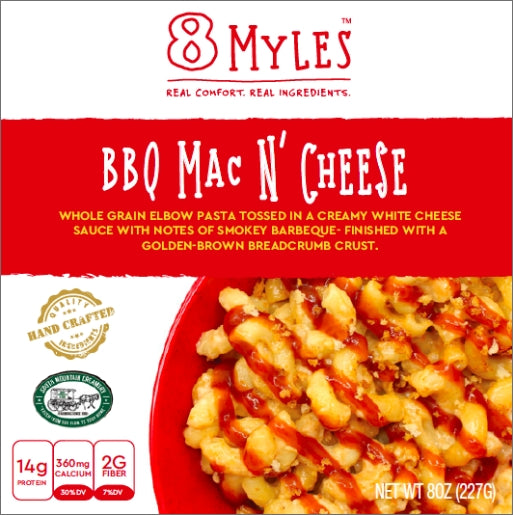8 Myles Frozen BBQ Mac and Cheese - 8oz