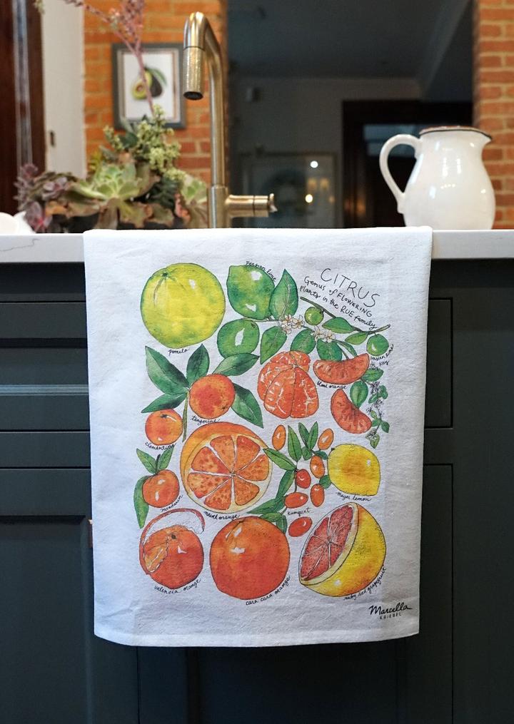 Citrus Produce Family Kitchen Towel