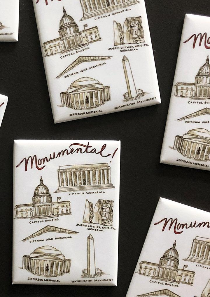 Washington, DC Monuments | Monumental! Magnet