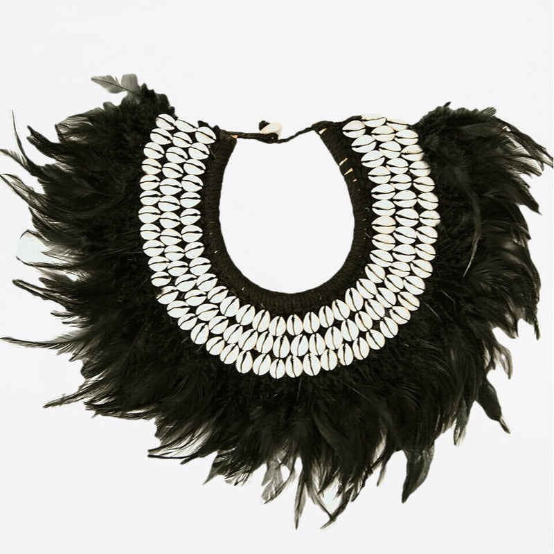 Feather Necklace Wall Accent