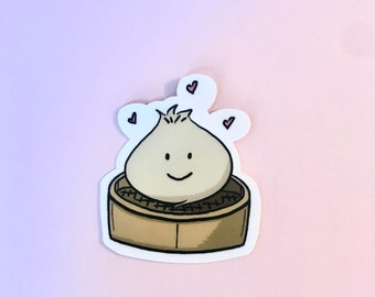Fun, cute stickers - bao - zebra - egg roll - rolls - smile