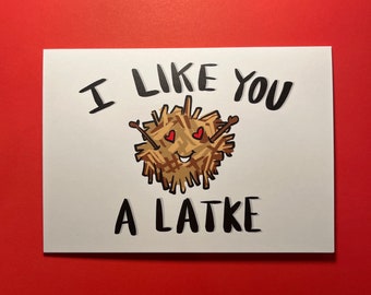 I Love You a Latke Greeting Card